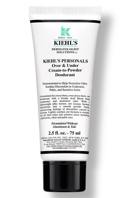 Kiehl's Since 1851 Over & Under Cream-to-powder Deodorant In No Color