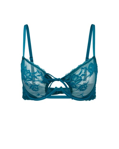 Shop Adore Me Cathie Unlined Demi Bra In Dark Blue