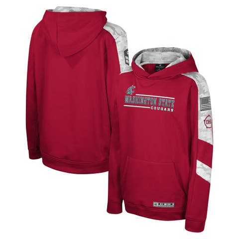 Lids Nebraska Huskers Colosseum Youth 2-Hit Team Pullover Hoodie - Scarlet