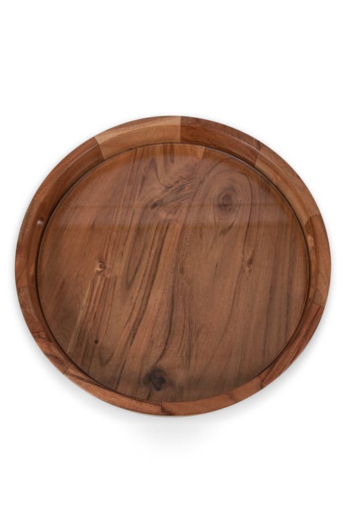 Picnic Time Barista Serving Tray In Brown