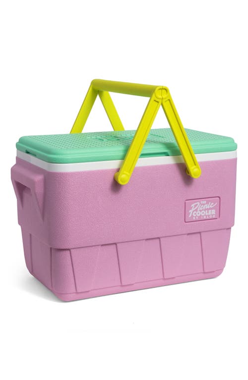 Shop Igloo Retro Picnic Basket 25-quart Cooler In Pink
