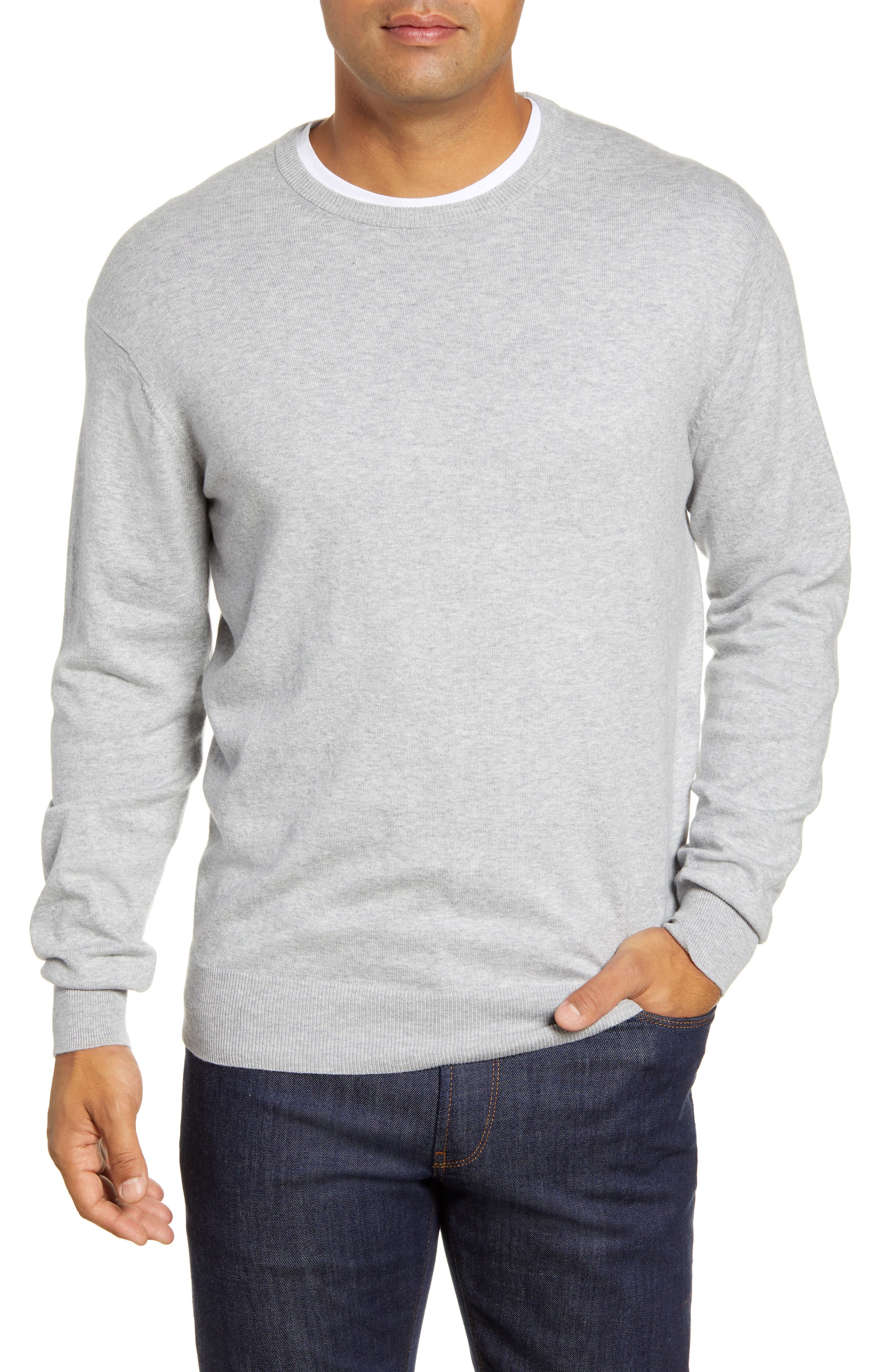 Peter Millar Crown Crewneck Sweater In British Gr