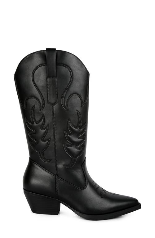 London Rag Ponsies Western Boot In Black
