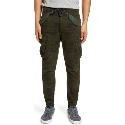True Religion Brand Jeans Cargo Thyme Skinny Pants, Green