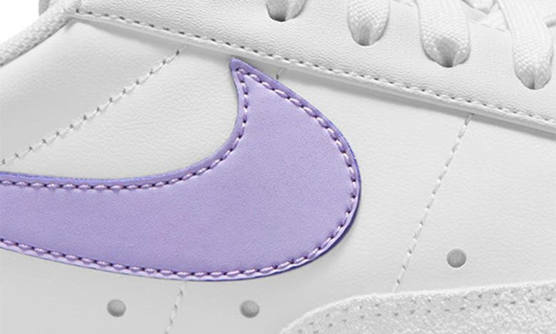 Shop Nike Blazer Low Platform Sneaker In White/ Lilac Bloom-sail