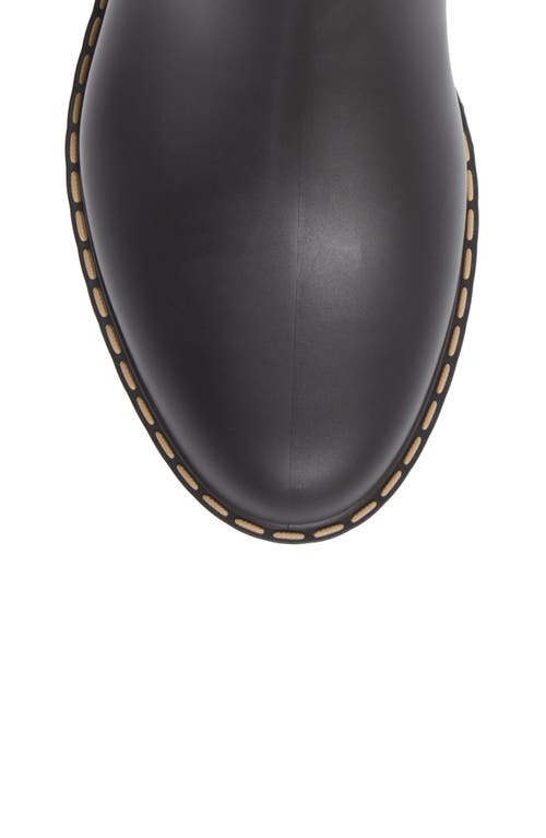 Toni Pons Cavour Chelsea Boot In Black/beige Rubber