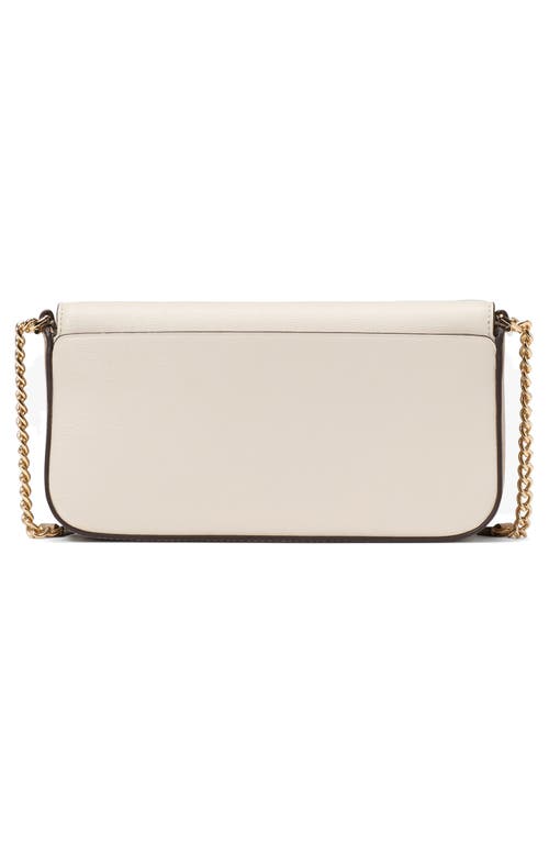 Kate Spade New York Devin Leather Chain Strap Crossbody Bag In Timeless Taupe Multi