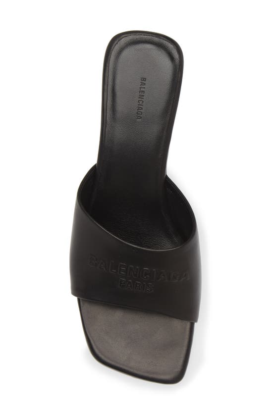 Shop Balenciaga Dutyfree Slide Sandal In Black