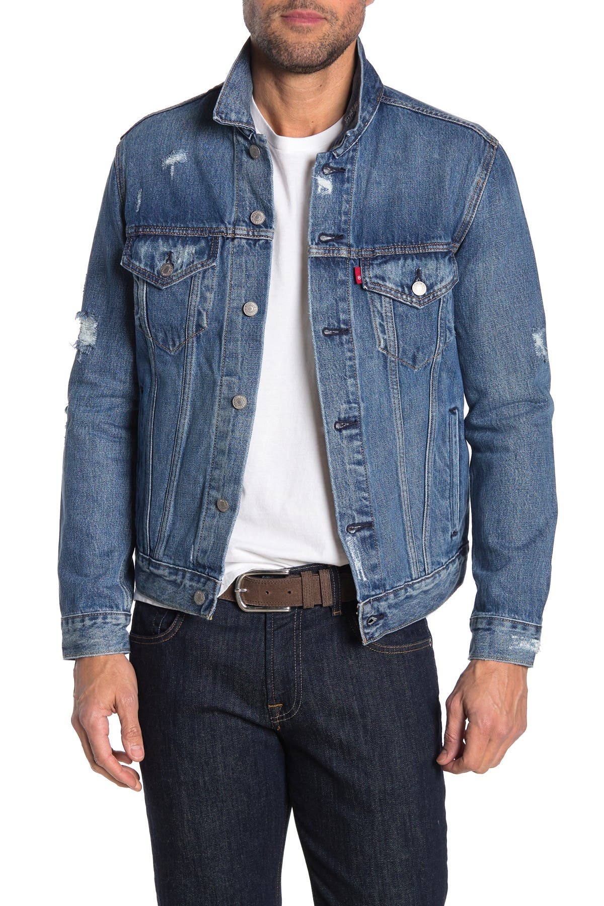 levis clear trucker jacket