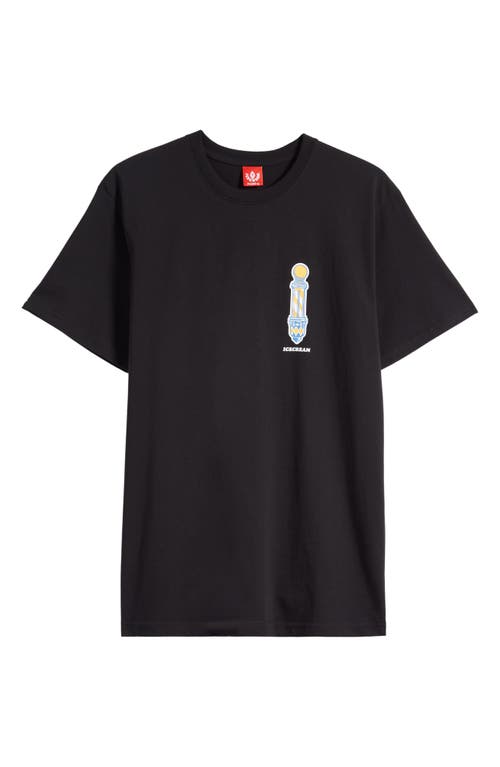 Icecream The Parlour Graphic T-shirt In Black