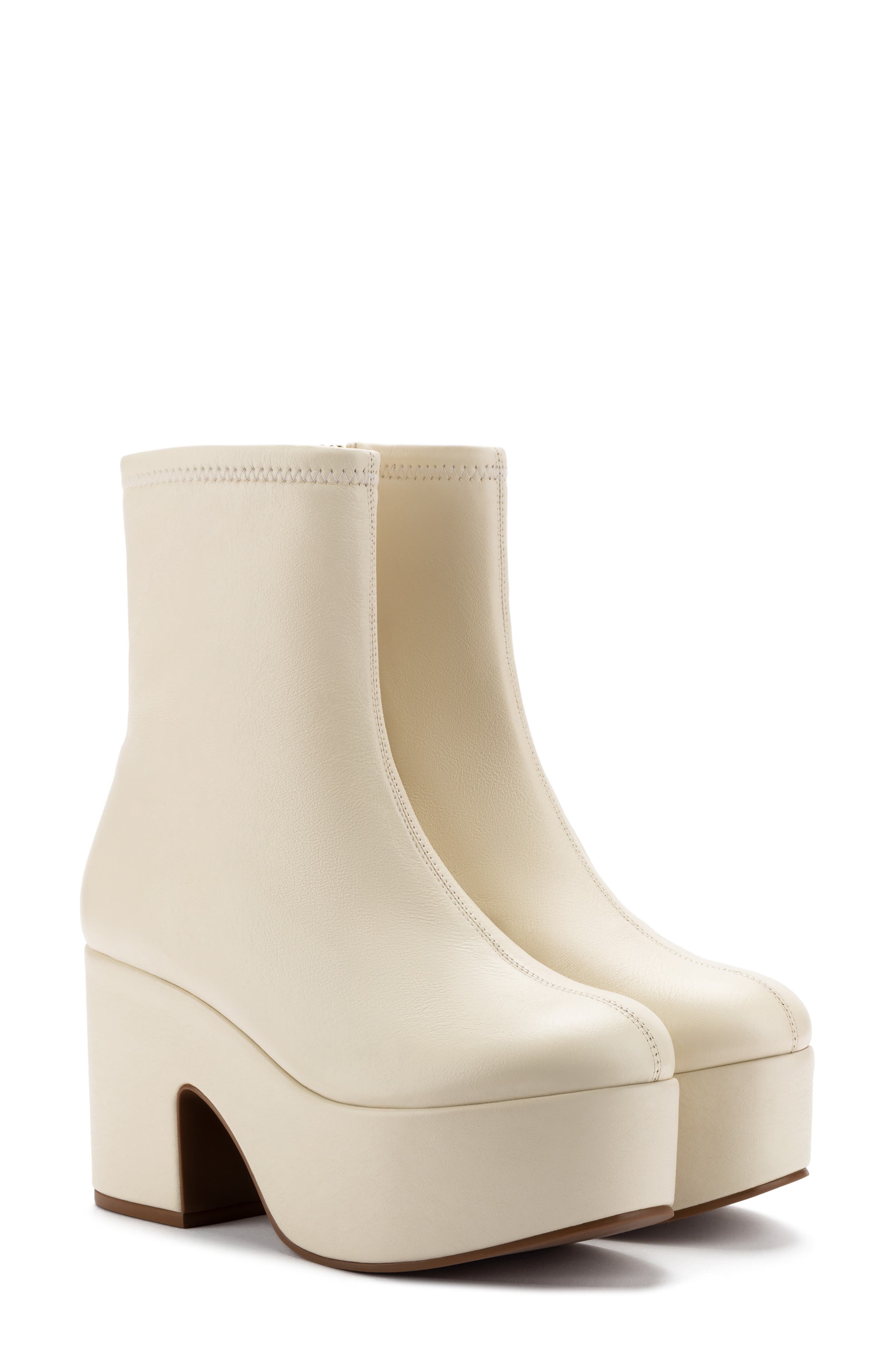 ivory platform boots