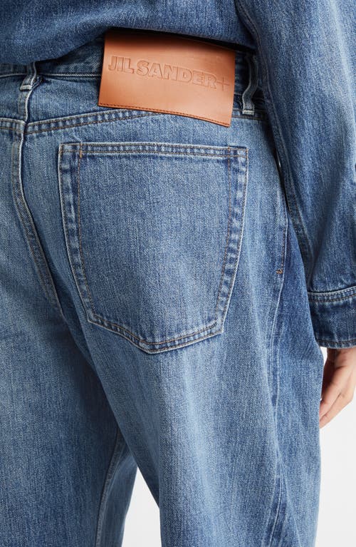 Shop Jil Sander Regular Fit Selvedge Denim Jeans In Canard