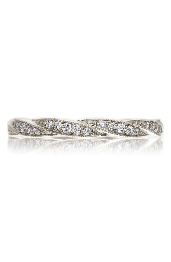 Sethi Couture Diamond Twine Band Ring In White Gold/ Diamond
