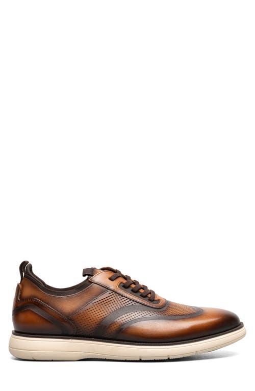 Stacy Adams Edgewood Wingtip Sneaker In Cognac