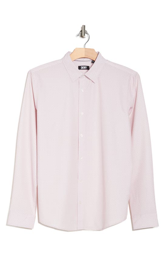 Shop Dkny Sportswear Winston Button-up Shirt In Orchid