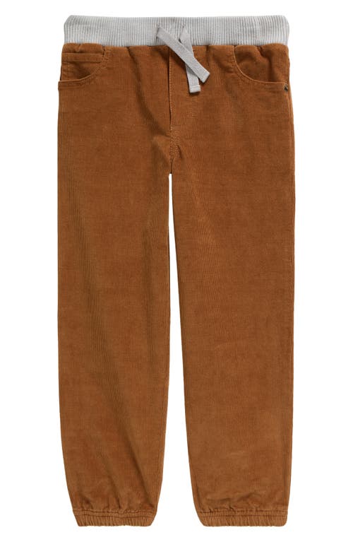 Shop Tucker + Tate Kids' Corduroy Drawstring Joggers In Brown Nuthatch