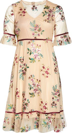 chokerende har taget fejl Metode Kiyonna Wildflower Embroidered Dress | Nordstrom