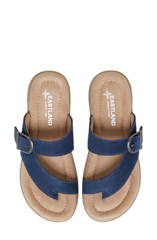 Shop Eastland Tahiti Ii Slide Sandal In Navy