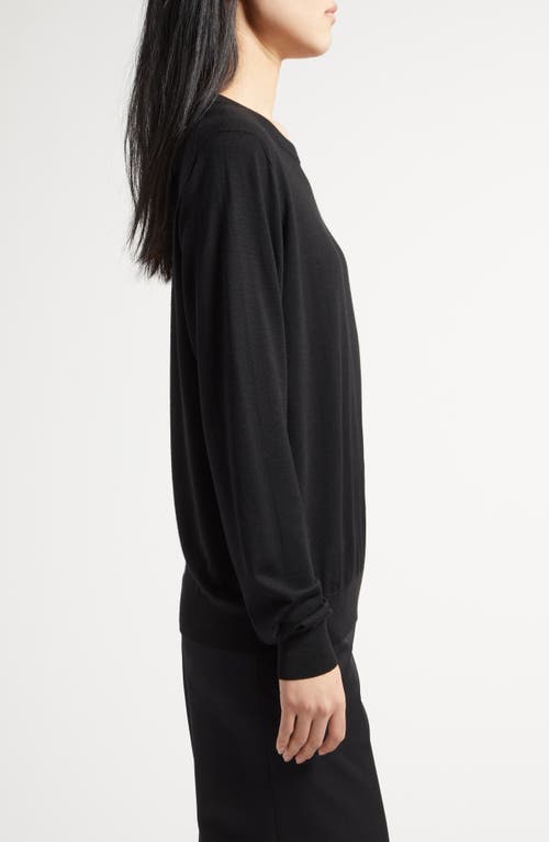 The Row Hover Crewneck Jumper In Black