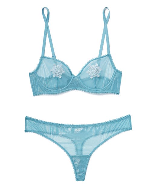 Shop Adore Me Alyshia Unlined Demi Bra In Light Blue