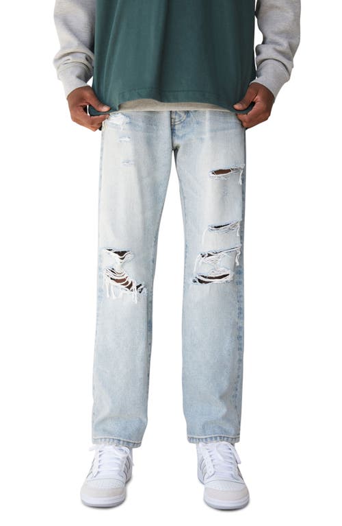 PacSun Distressed Jeans in Light Indigo