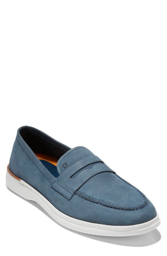 Cole Haan Men's Grand Ambition Penny Loafer Shoes Men's Shoes In Navy ...