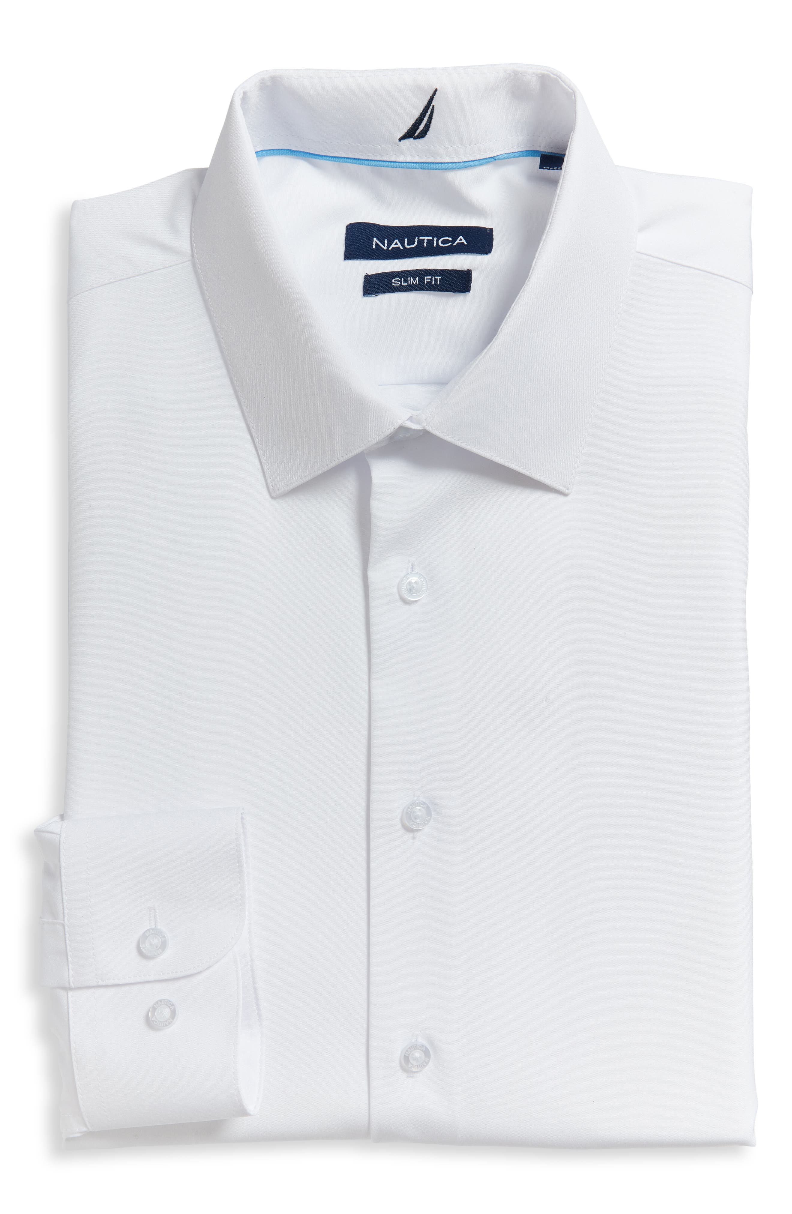 Nautica Slim Fit Solid Dress Shirt Nordstromrack