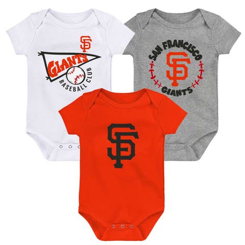 Cincinnati Reds Infant Biggest Little Fan 3-Pack Bodysuit Set -  Red/White/Heather Gray