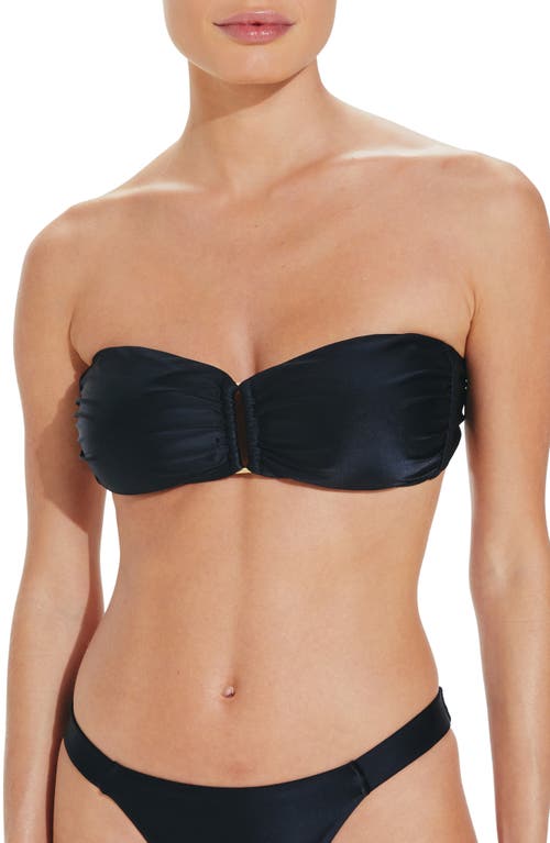 ViX Swimwear Bandeau Bikini Top Black at Nordstrom,