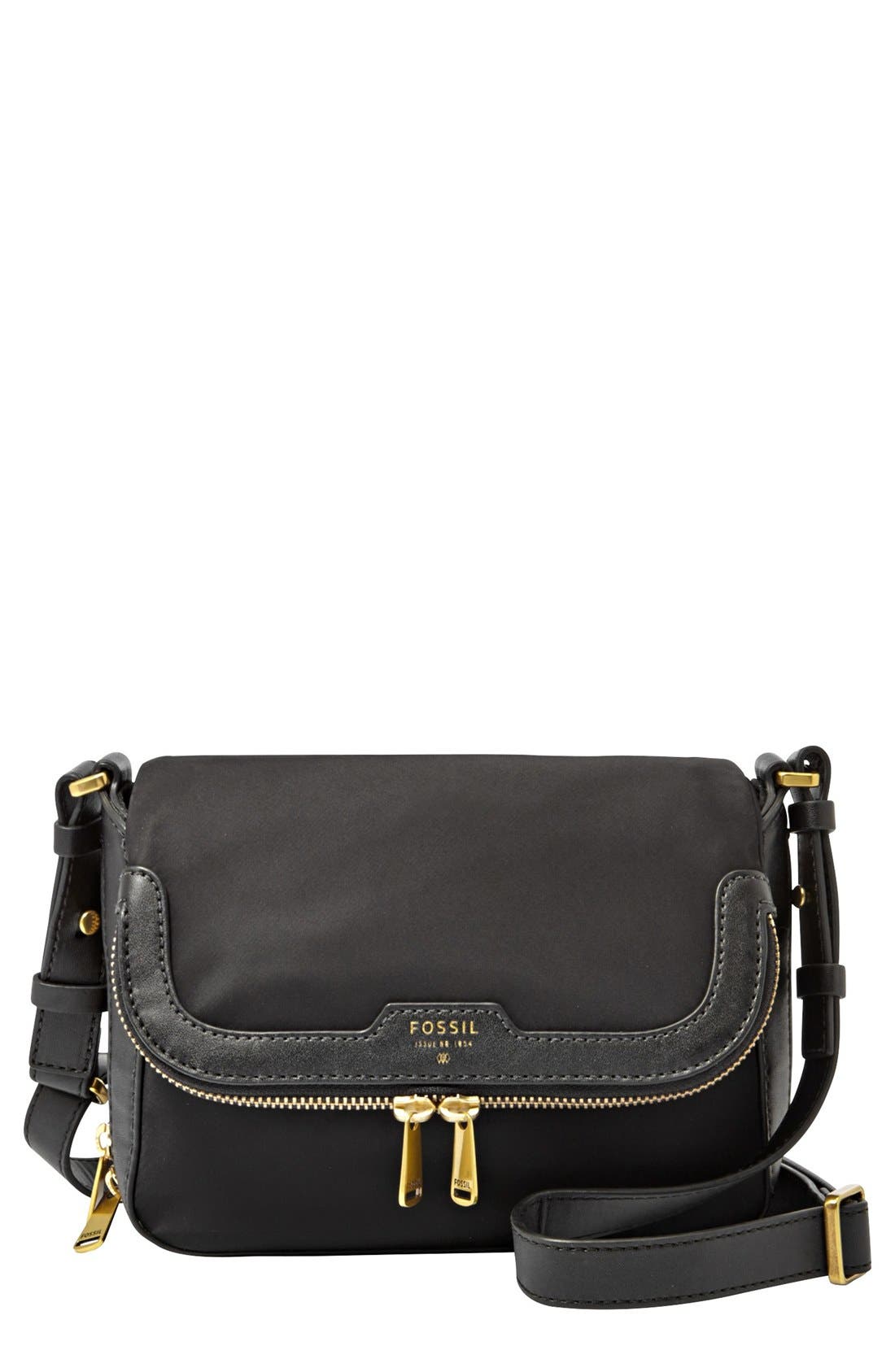 Fossil 'Small Preston' Nylon Crossbody Bag Nordstrom