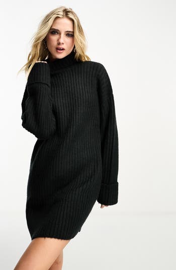 Rib Mini Sweater Dress