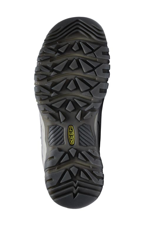 Keen Targhee Iv Waterproof Mid Hiking Shoe In Alloy/granite Green