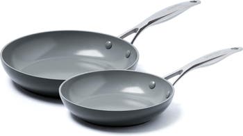 GreenPan Valencia Pro Ceramic Nonstick 8 and 10 Inch Fry Pans