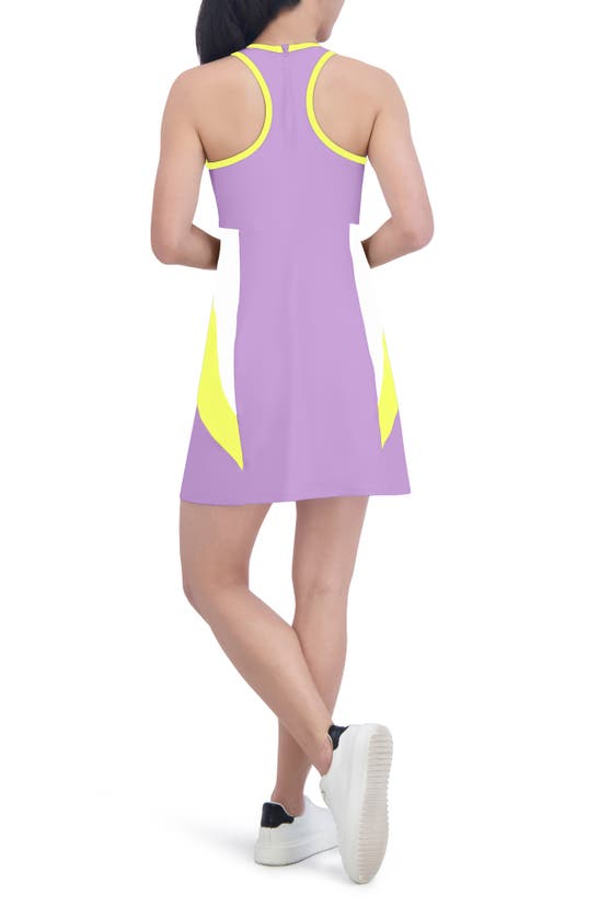 Shop Sage Collective Sage Collective Center Court Cutout Sport Dress In Sheer Lilac