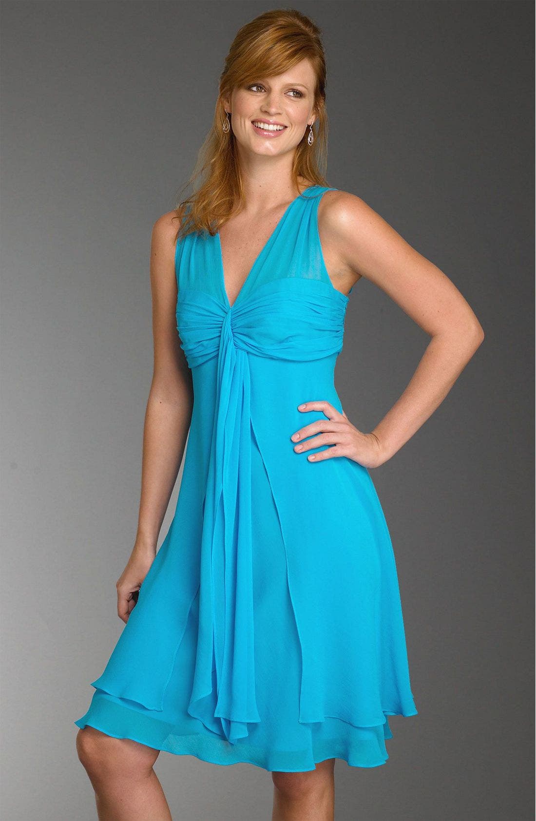 Donna Ricco Silk Dress Nordstrom