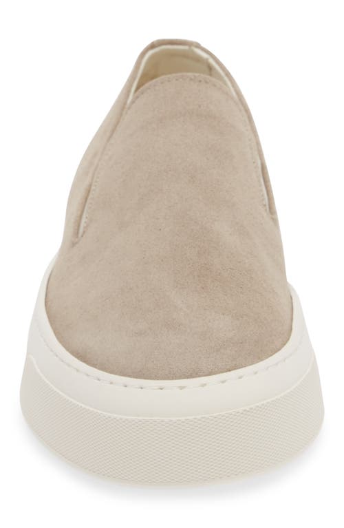 Common Projects Suede Slip-on Sneakers In Earth
