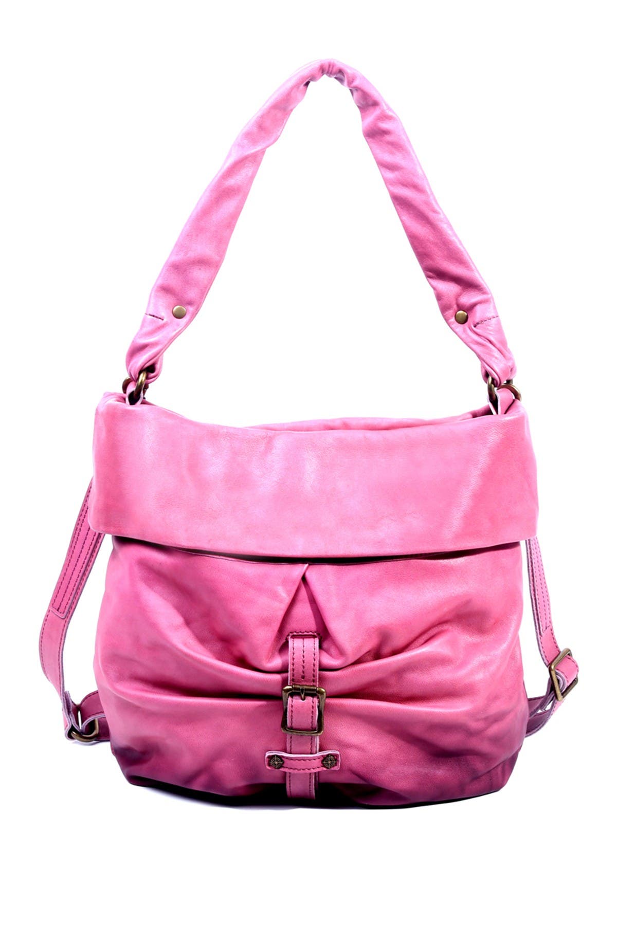 Old Trend Sweet Lotus Leather Bucket Bag In Orchid