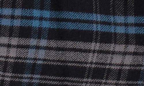 O'neill Clayton Plaid Hooded Button-up Shirt In Black