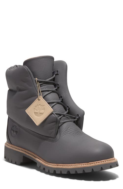 Timberland Men's 6 Boots In Dark Grey Full Grain