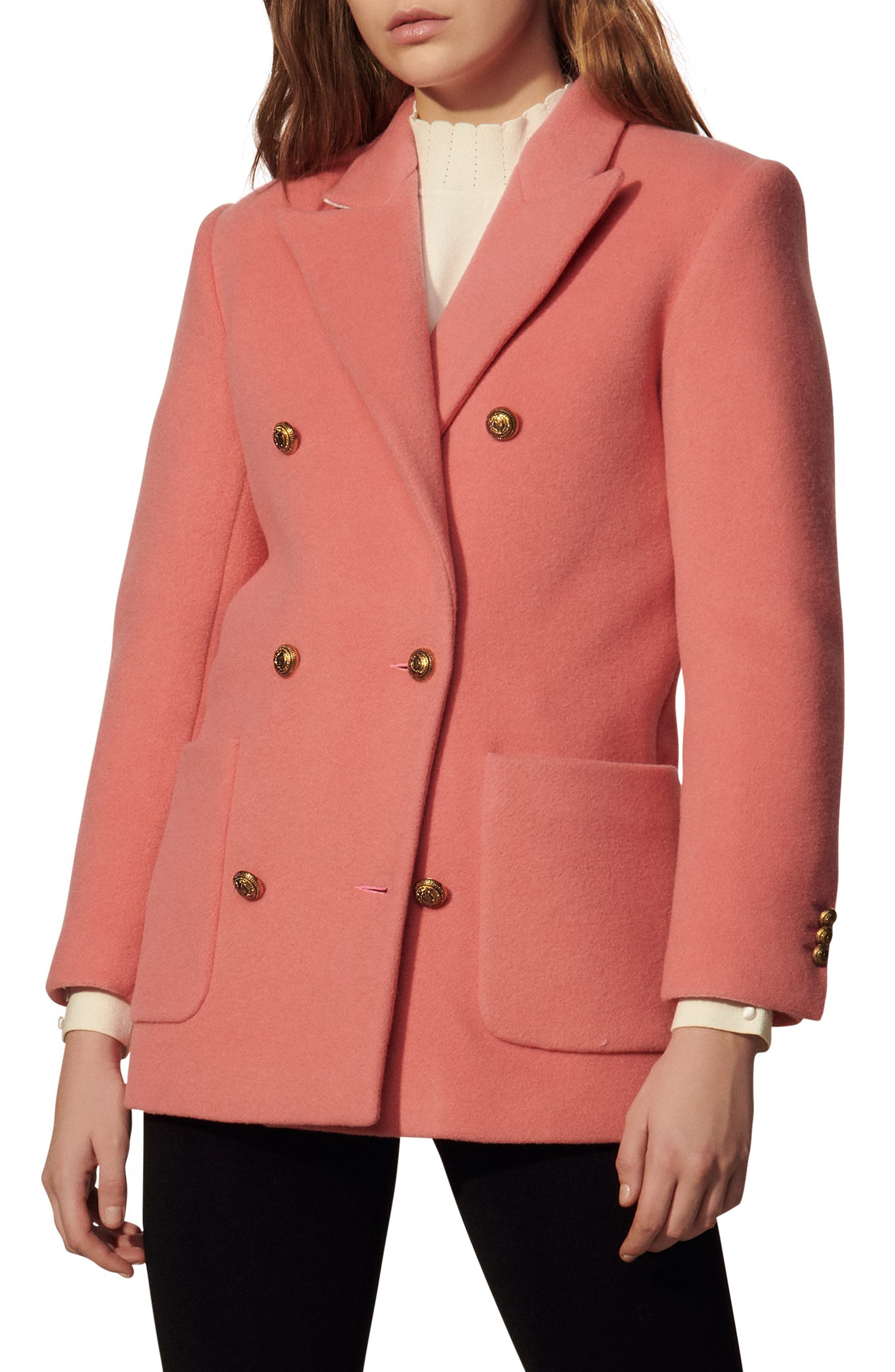 sandro pink blazer