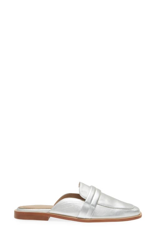 Kaanas Square Toe Mule In Silver