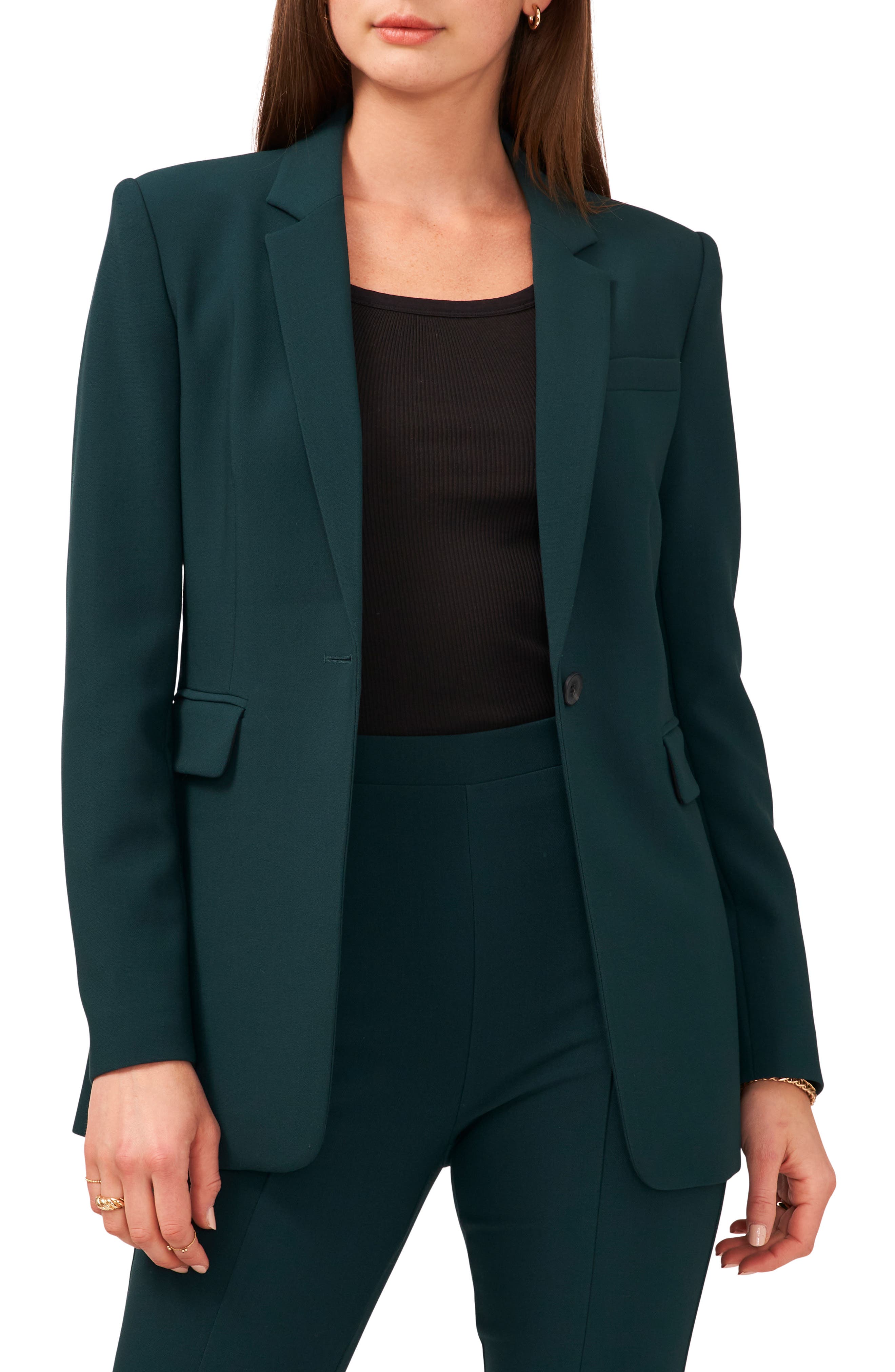 womens emerald green suit