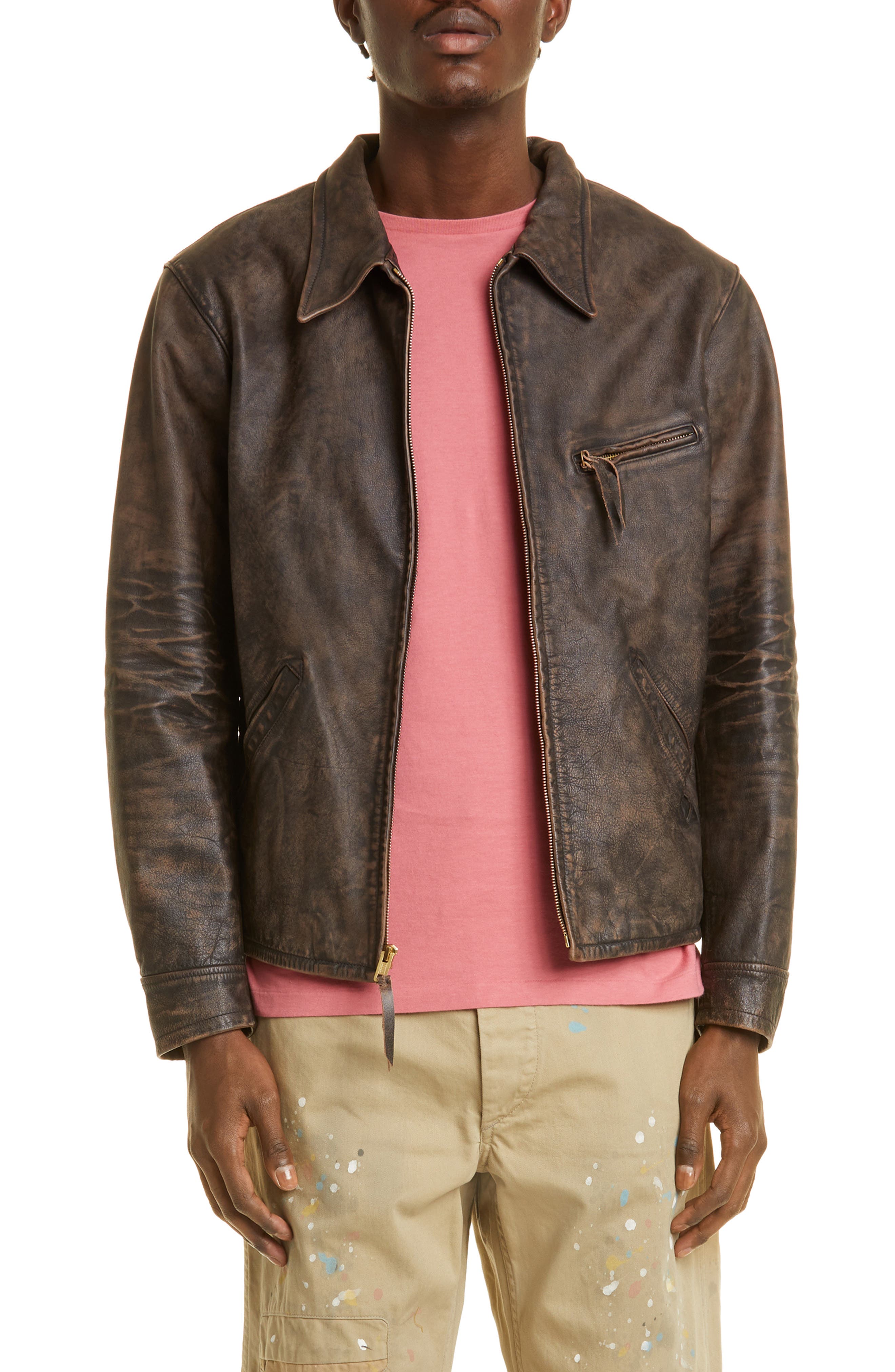 rl leather jacket