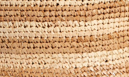 Lack Of Color The Inca Raffia Bucket Hat In Natural/brown