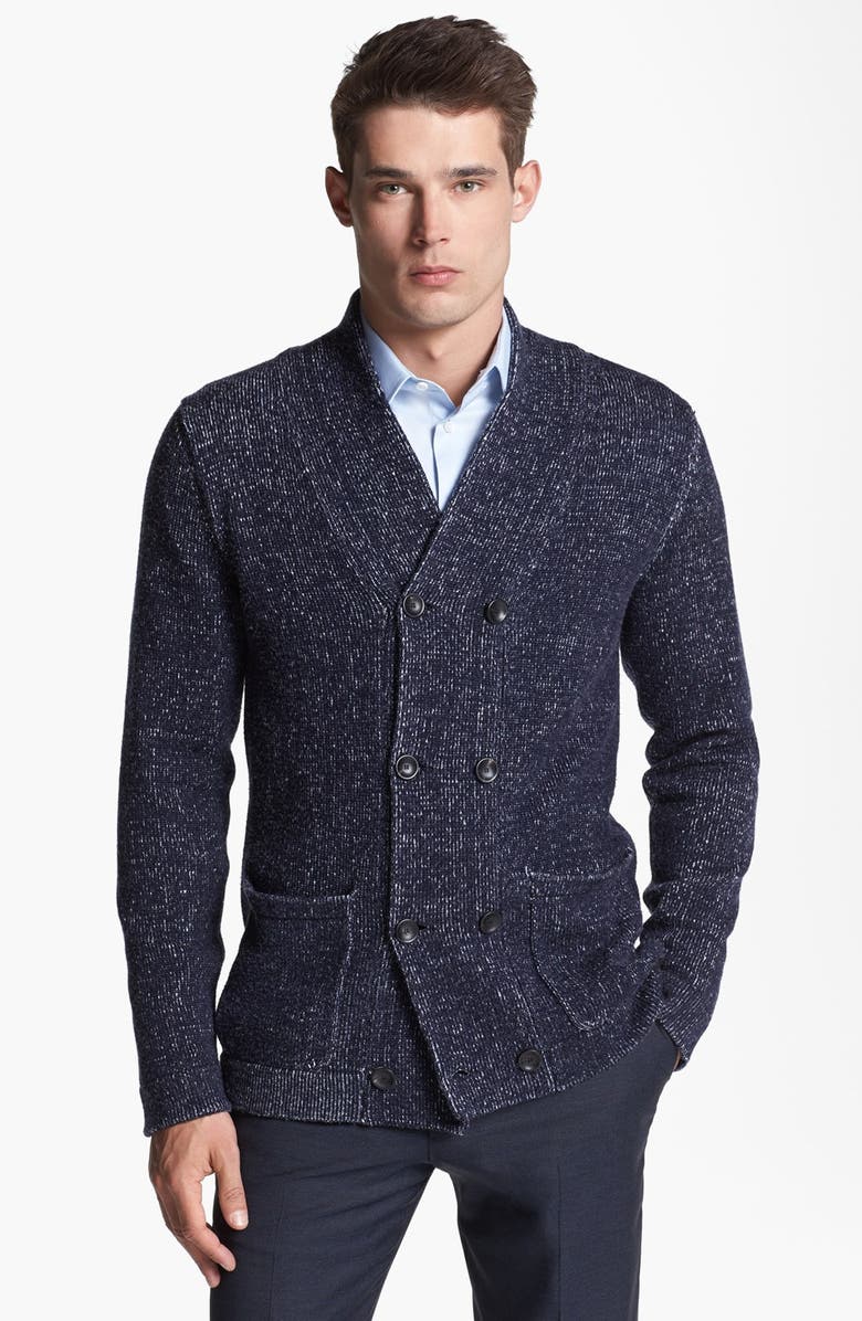 Armani Collezioni Double Breasted Wool Cardigan | Nordstrom
