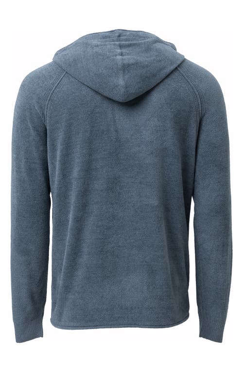 Shop Barefoot Dreams Cozychic Ultra Lite® Sweater Hoodie In Blue Cove