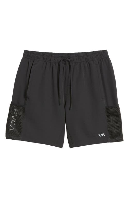 Shop Rvca X Over Utility Shorts In Black