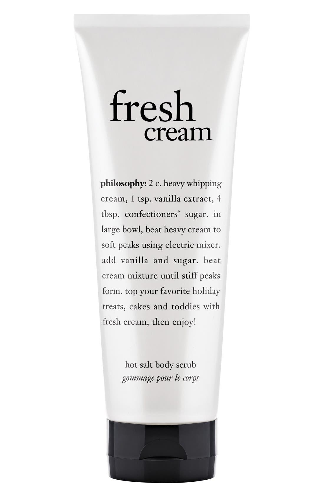 philosophy 'fresh cream' body polishing scrub Nordstrom