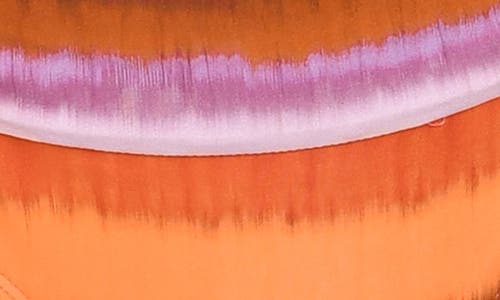 La Blanca Horizon Shirred Hipster Bikini Bottoms In Sunset