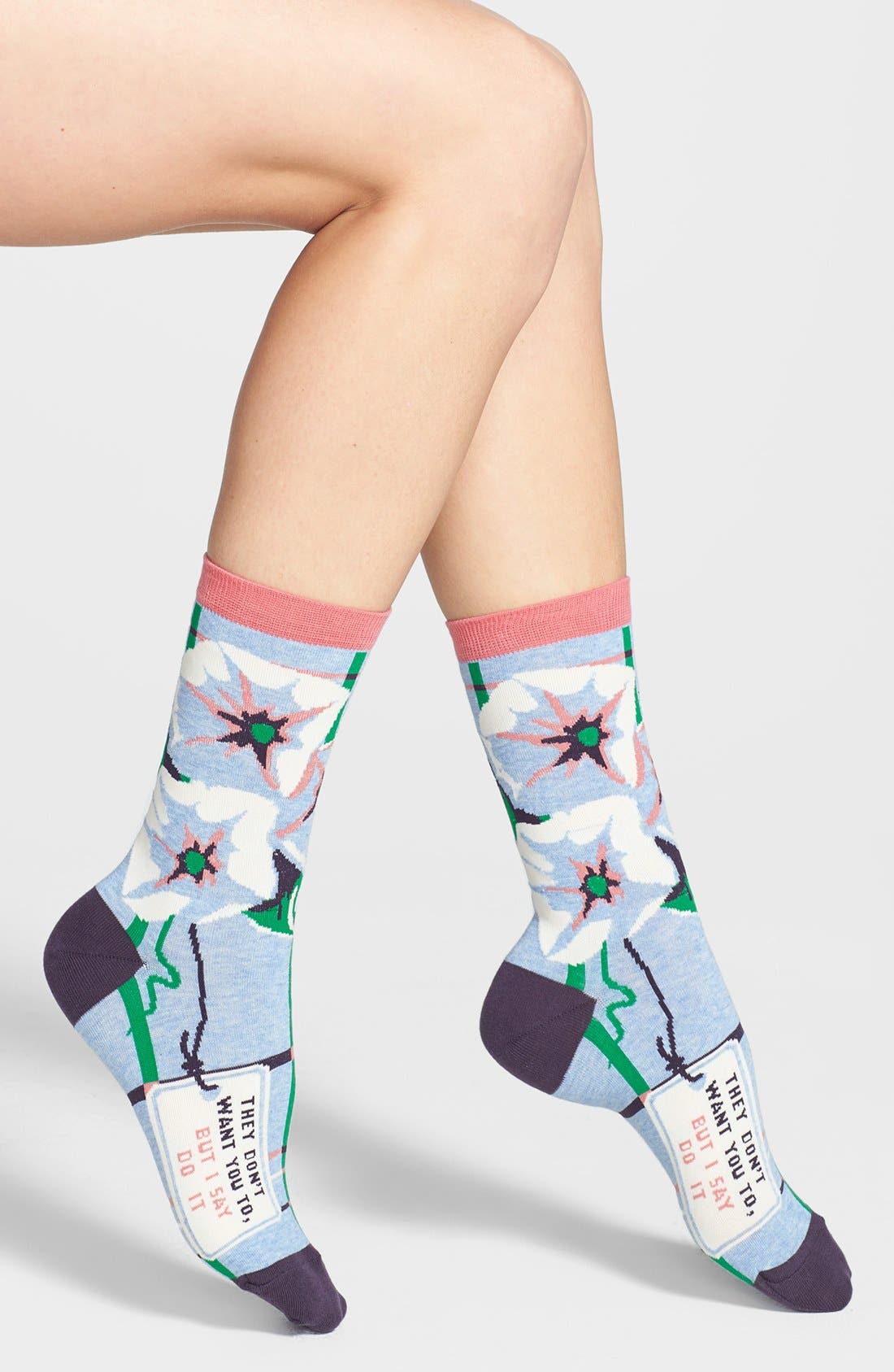 Blue Q 'I Say Do It' Socks Nordstrom